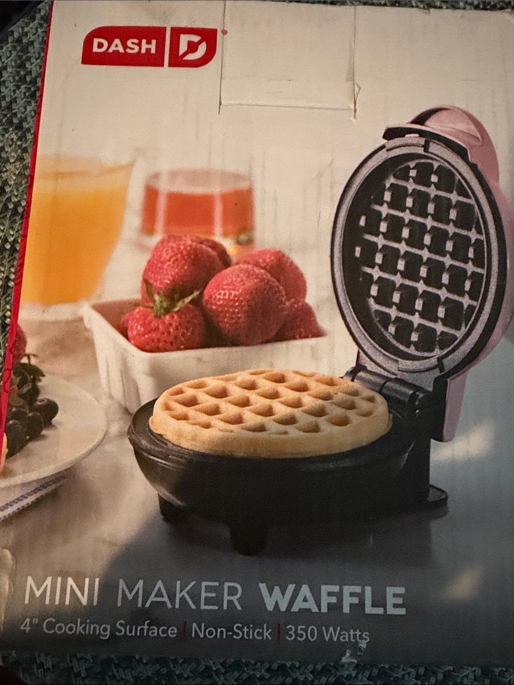 NEW Ash Pink Mini Waffle Maker by DASH